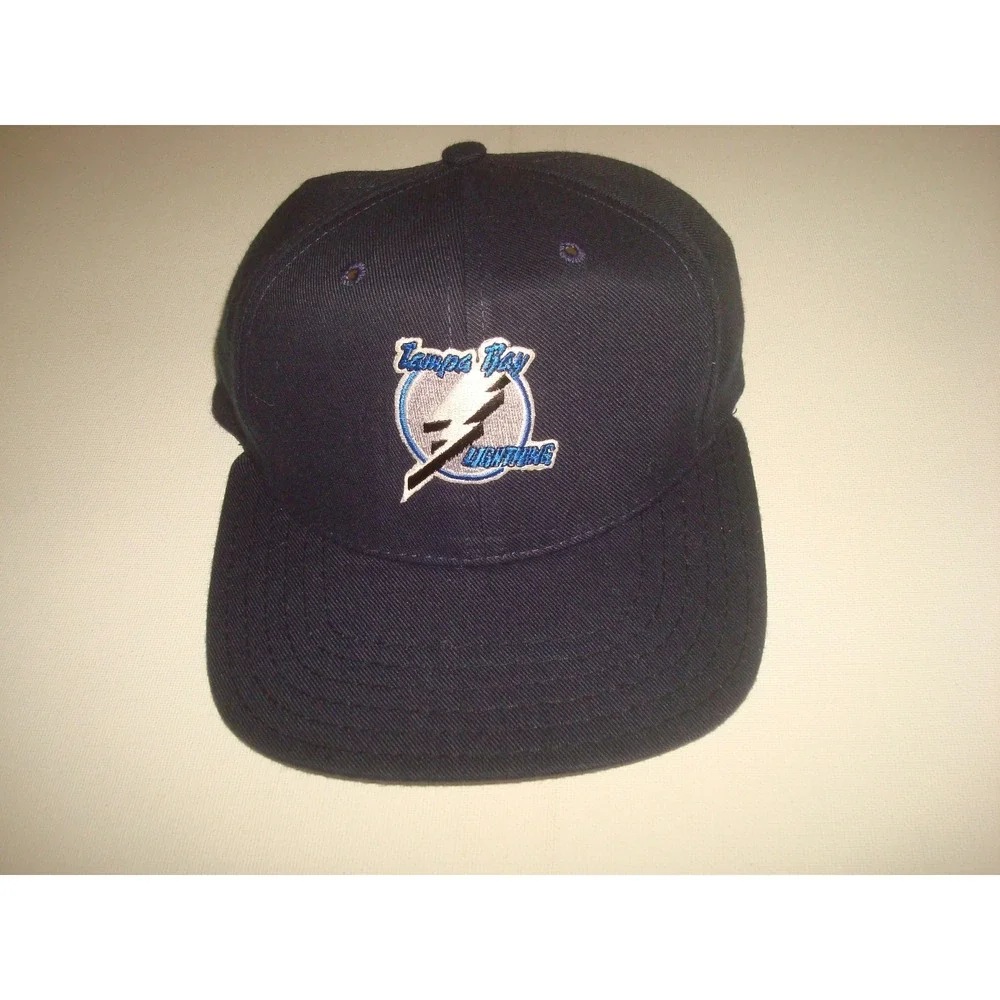 ponytail TAMPA BAY LIGHTNING SOFTBALL‎ PRO-LINE HAT CAP VINTAGE DEADSTOCK A2